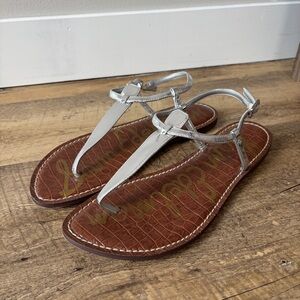 Sam Edelman Silver Gigi Sandals